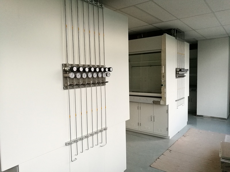 華東(dōng)師範大學實驗室(shi)氣路展示